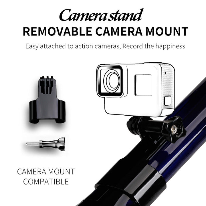 Lisslune | Full Face Anti-Fog Snorkel Mask with Camera Mount and Wide View