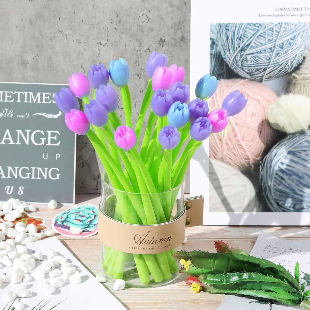 Lisslune |  Color-changing tulip ballpoint pens(set of 6)