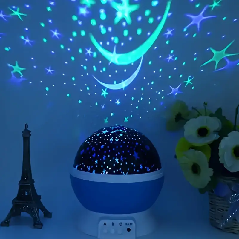Lisslune | Starry Sky Night Light for Kids – Magical LED Projector with Color Change
