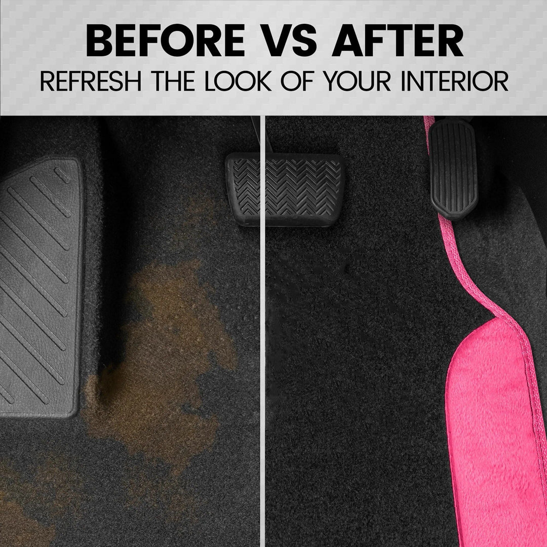 Lisslune | Hot Pink Universal Car Mats