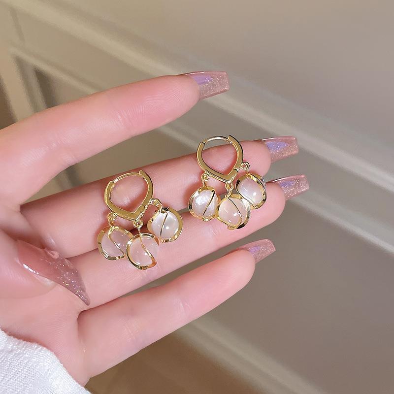 Lisslune | Exquisite Fashion Opal Cat Eye Drop Earring