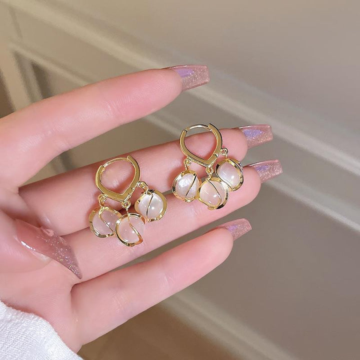 Lisslune | Exquisite Fashion Opal Cat Eye Drop Earring