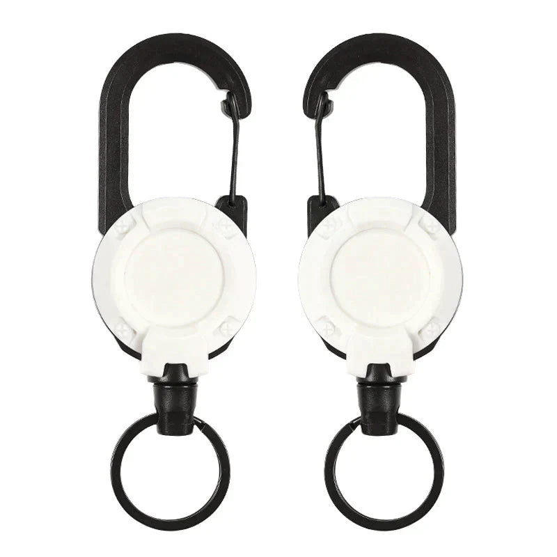 Lisslune | Automatic retractable keychain made of wire rope for outdoor use
