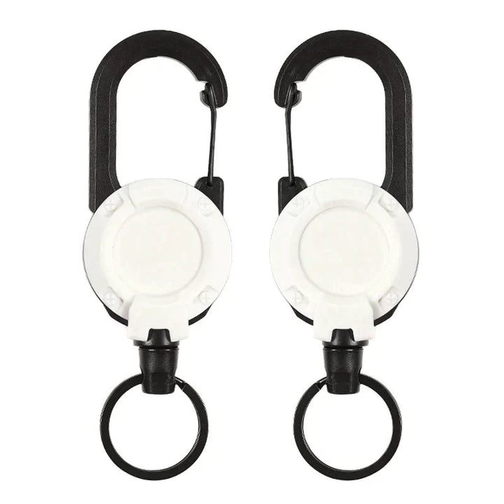 Lisslune | Automatic retractable keychain made of wire rope for outdoor use