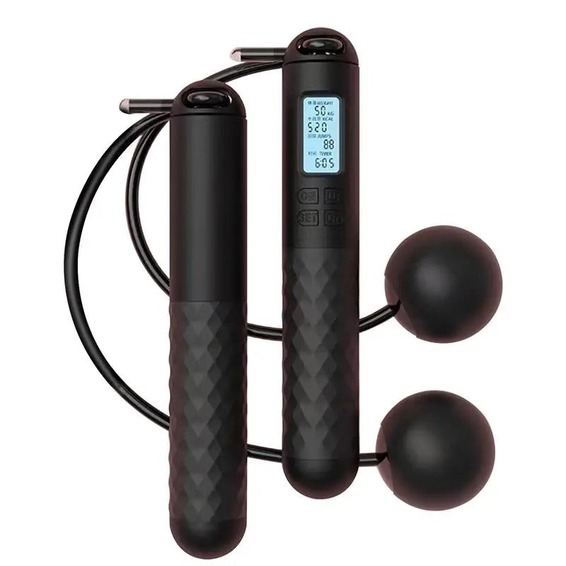 Lisslune | Wireless Jump Rope with Counter – Weighted Handles for Home Cardio Workouts
