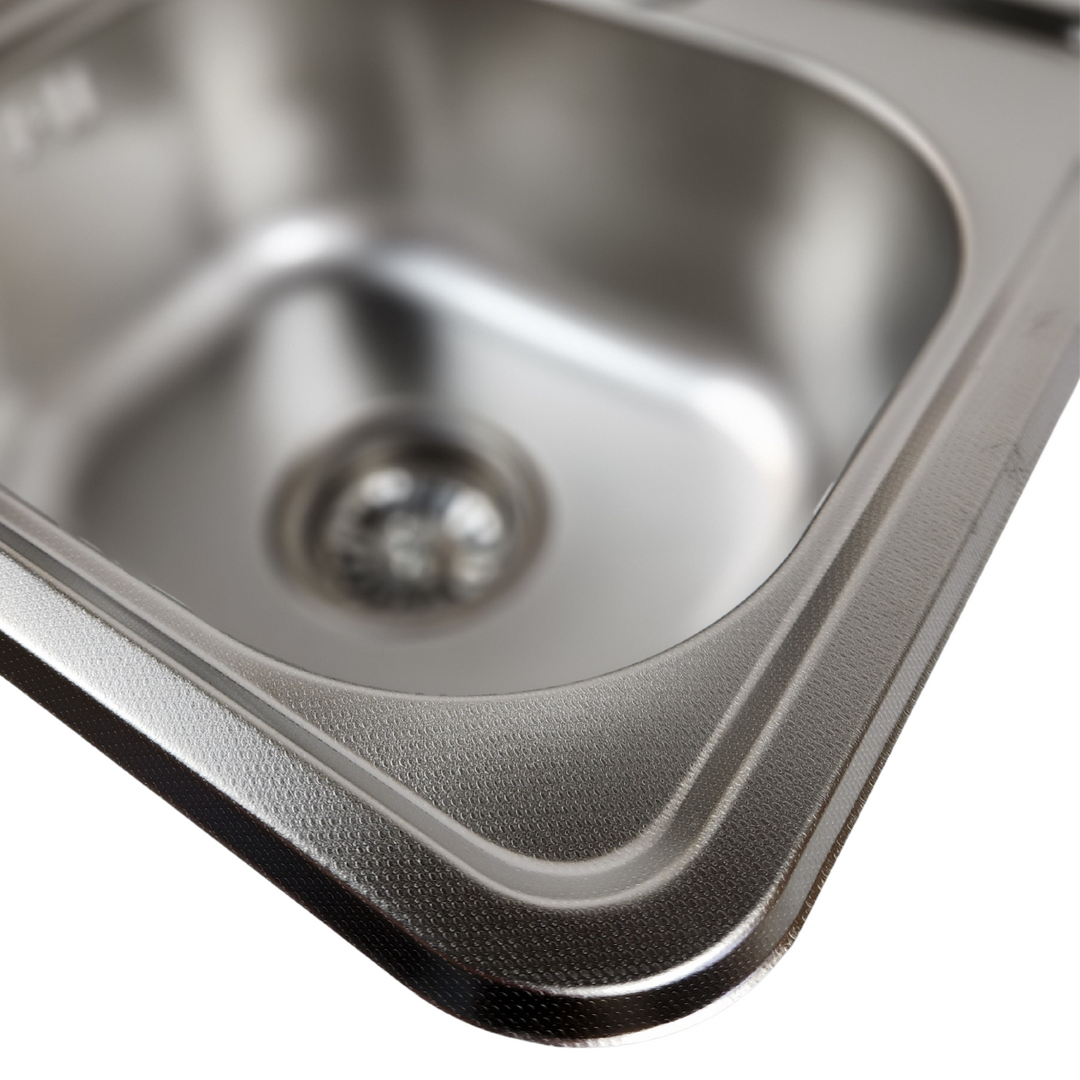 Lisslune | Single bowl kitchen sink Micro Len 38x38 - siphon