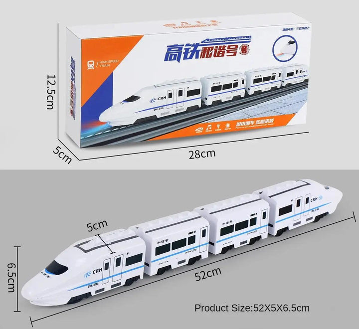 Lisslune | Electric Harmony Express Train Set - Premium Railway Experience for Junior Engineers