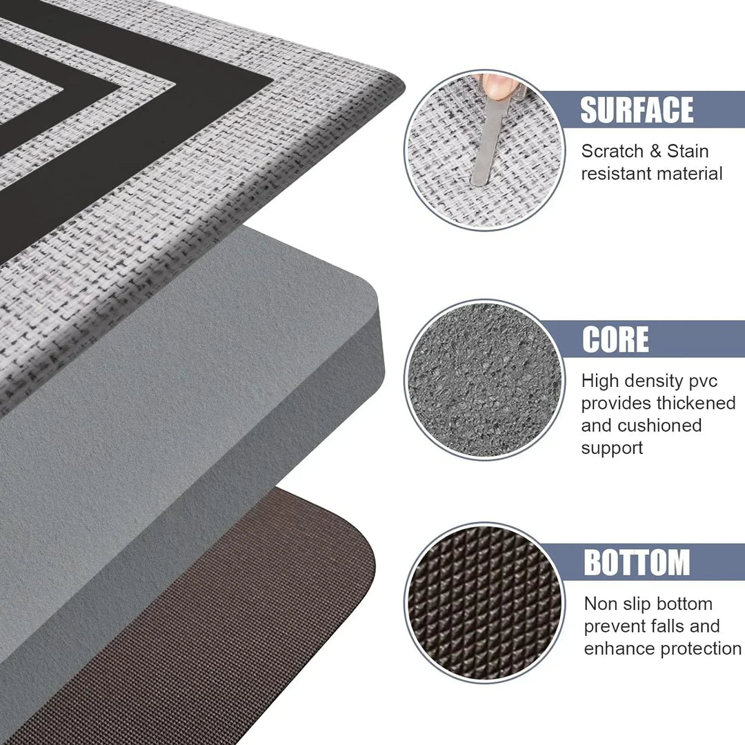 Lisslune | Non-slip Rug SoftGrip – Absorbent Washable Carpet for Every Room