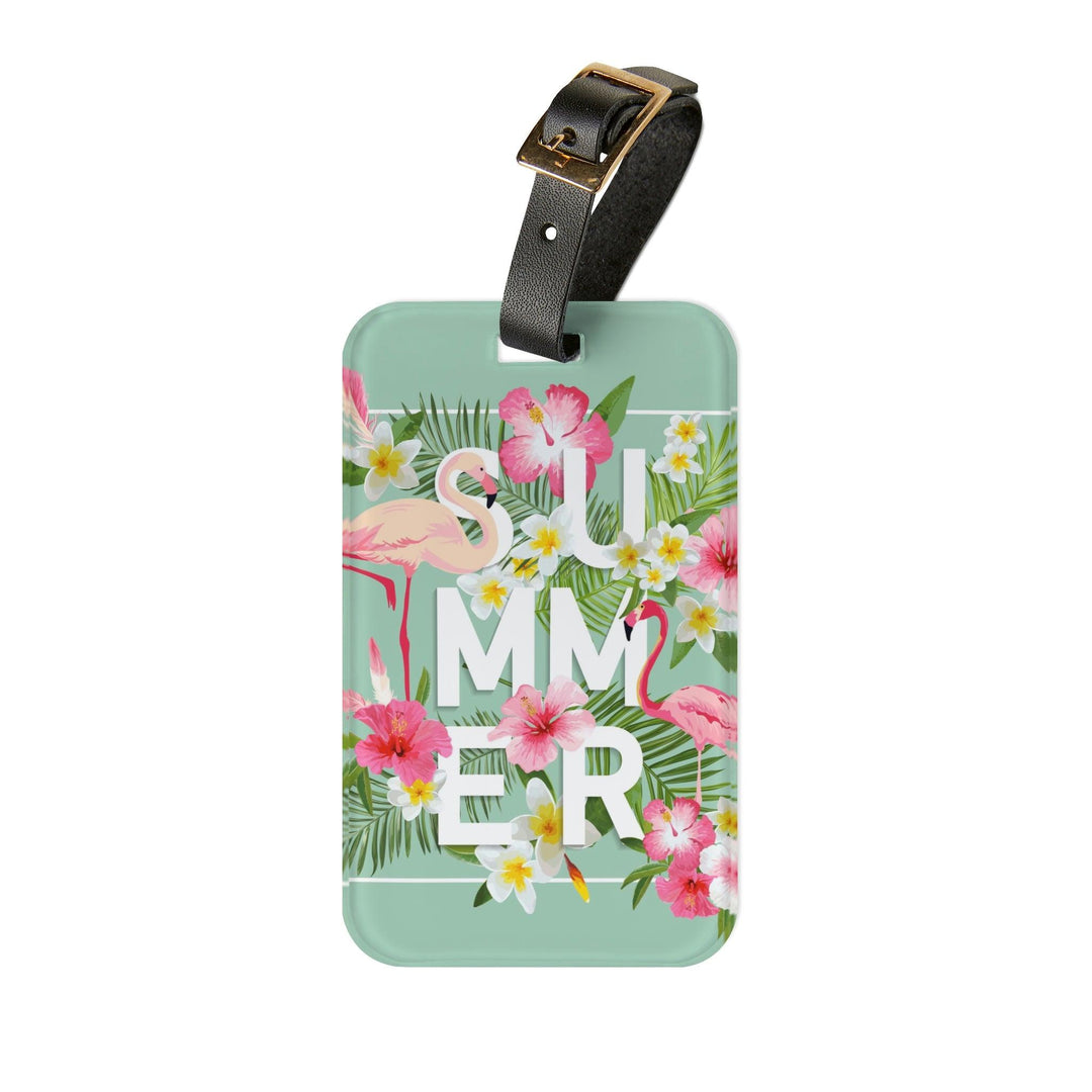 Lisslune | Chic Wanderlust Acrylic Luggage Tag Collection - Adjustable Travel Accessory