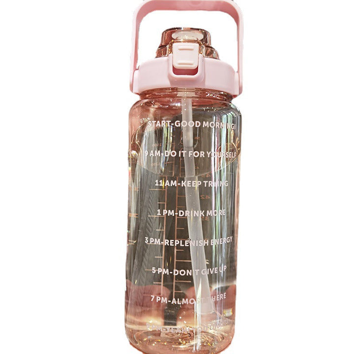 Lisslune | Large Plastic Cup Portable Water Bottle