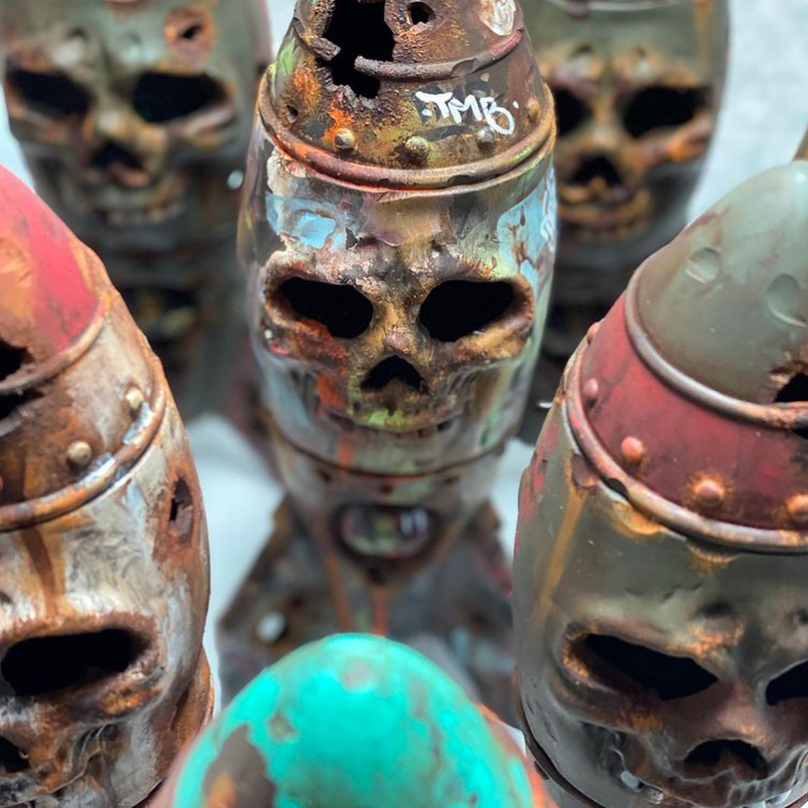 Lisslune | The Skull Bomb - Small Nuclear Warhead Decor