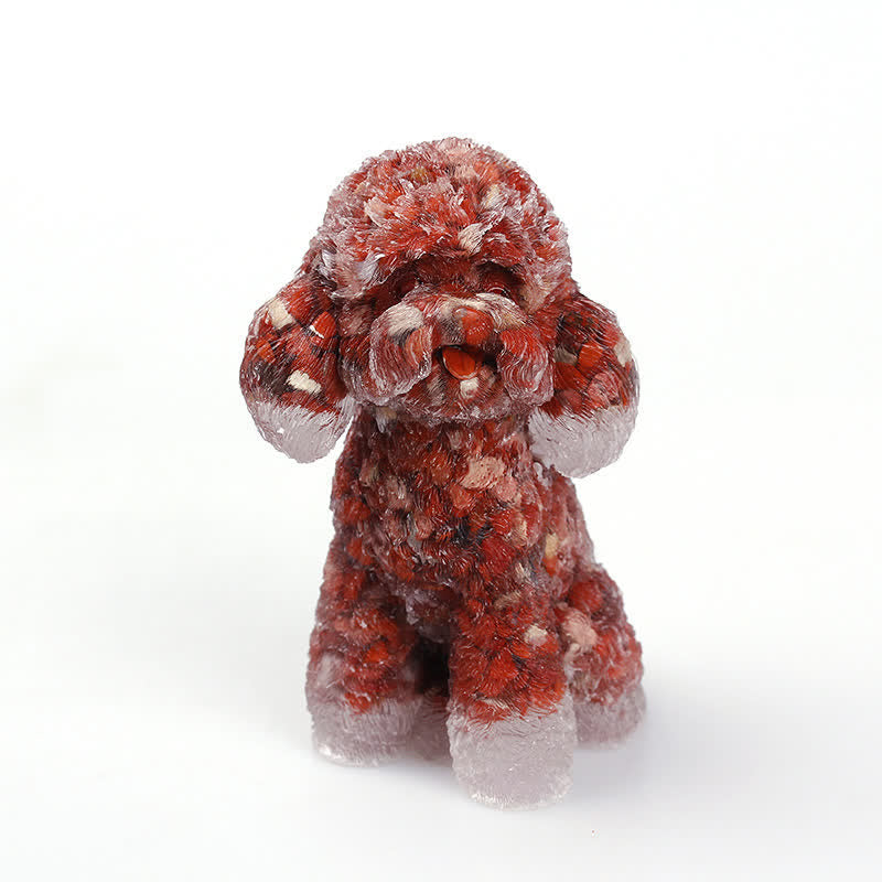 Lisslune | Frendorf Natural Crystal Poodle Gemstone Decoration