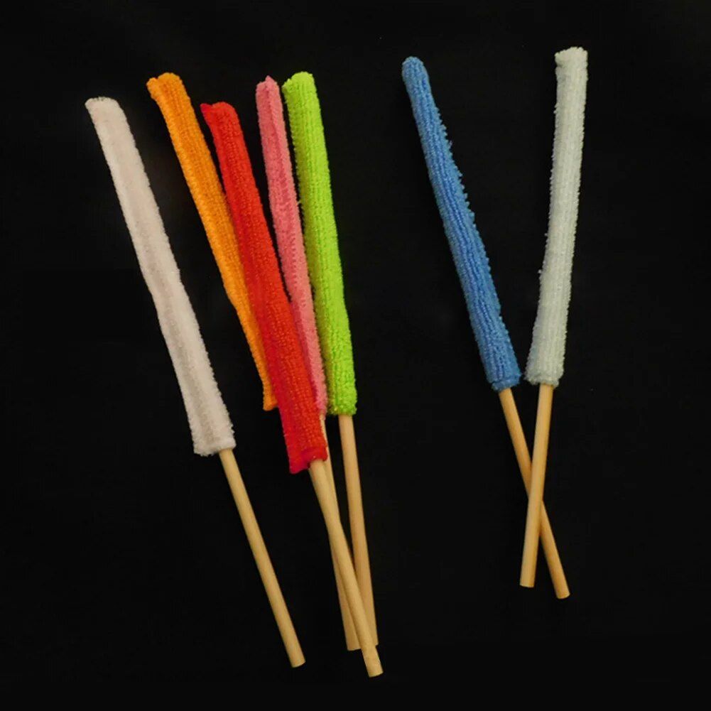 Lisslune | 12 pcs Microfiber Detail Duster Sticks for Precision Cleaning