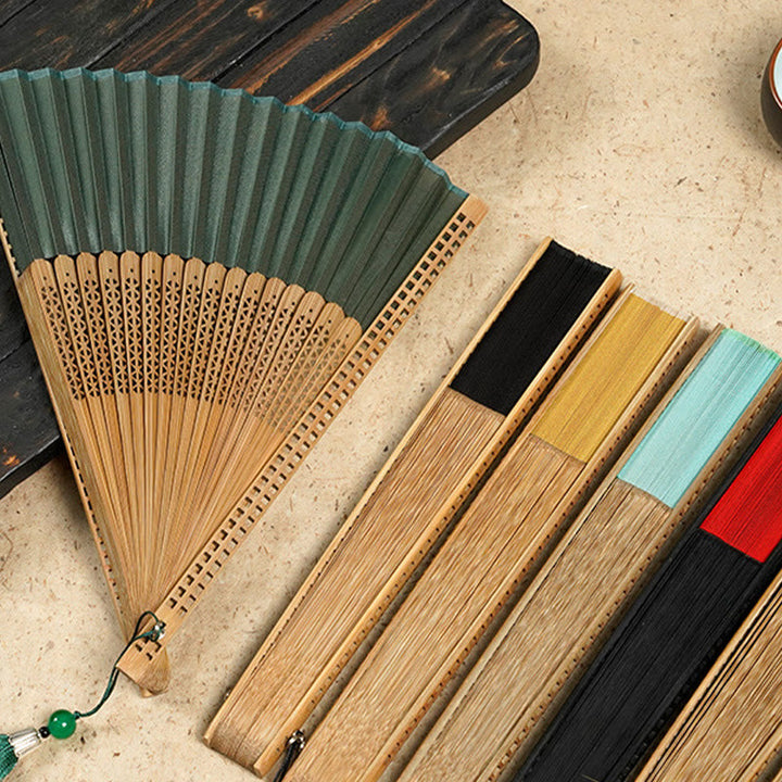 Lisslune | Hand fan made of bamboo silk