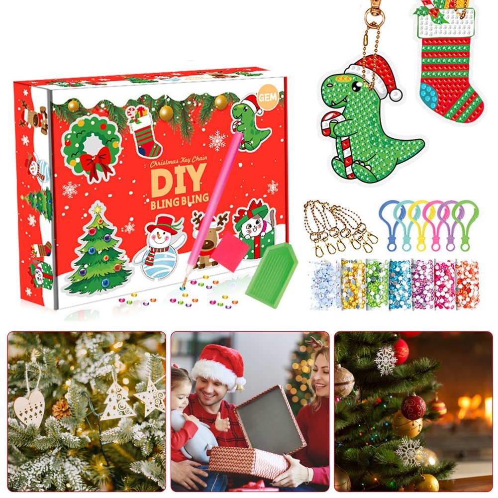 Lisslune | 5D Christmas DIY Diamond Painted Set