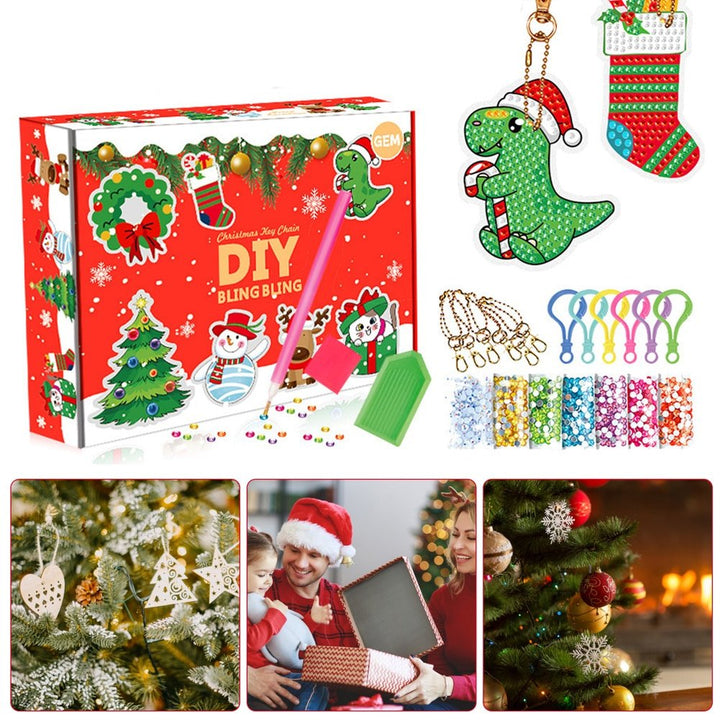 Lisslune | 5D Christmas DIY Diamond Painted Set