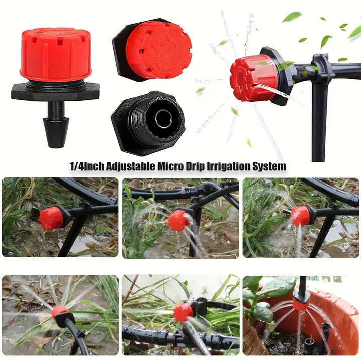 Lisslune | Adjustable Drip Nozzle – Spray Nozzle for Garden Irrigation Systems