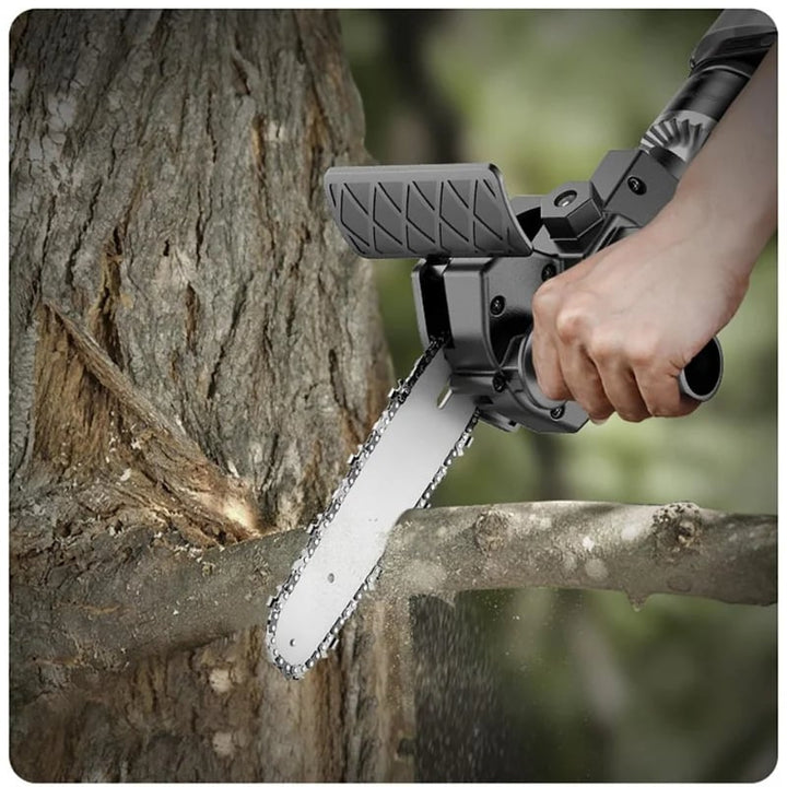 Lisslune | ELECTRIC DRILL MODIFIED TO ELECTRIC CHAINSAW DRILL ATTACHMENT