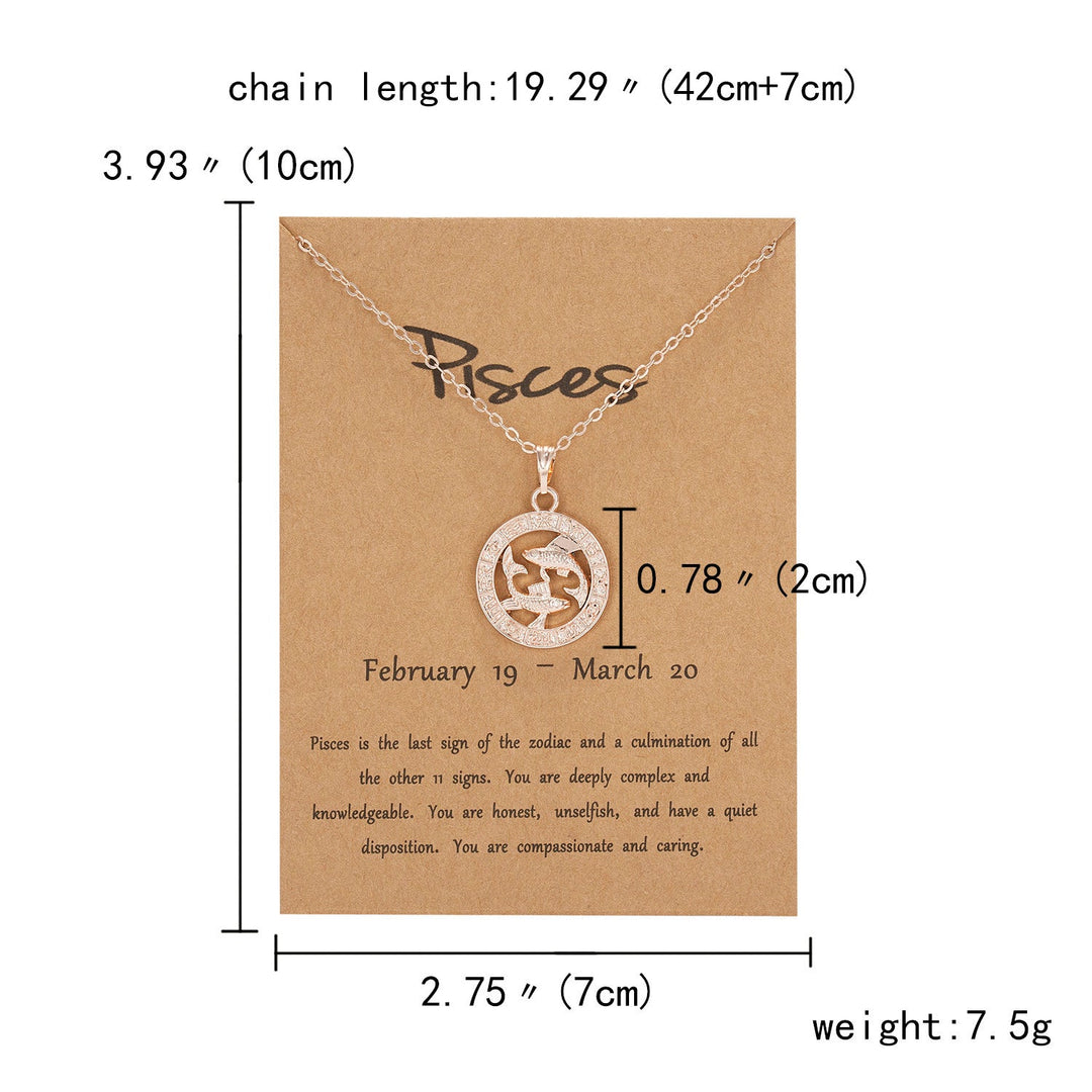 Lisslune | Constellation Rose Gold Animal Necklace