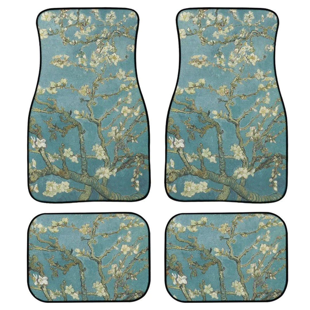 Lisslune | Customized All-Weather Car Floor Mat Set with Oil Painting Print