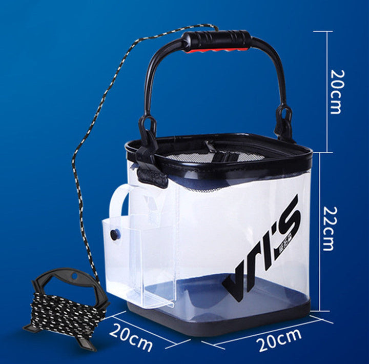 Lisslune | Foldable Transparent Fish Bucket