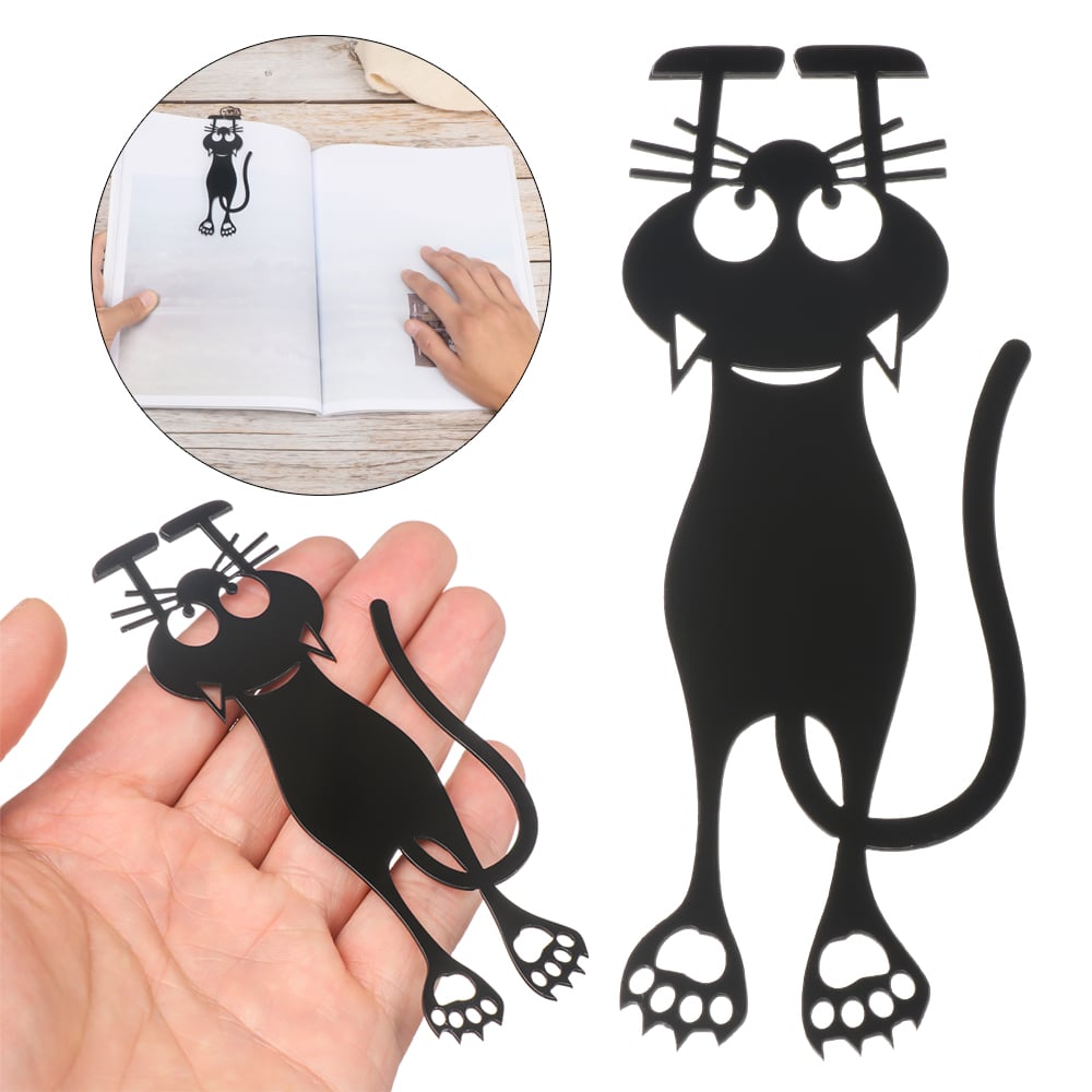 Lisslune | Curious Cat Bookmark- Locate Reading Progress With Cute Cat Paws