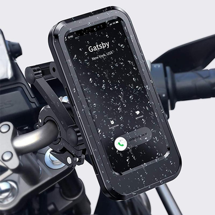 Lisslune | RideCharge Pro – Waterproof Phone Holder with USB and 15W Wireless Charging for Bicycle and E-Bike