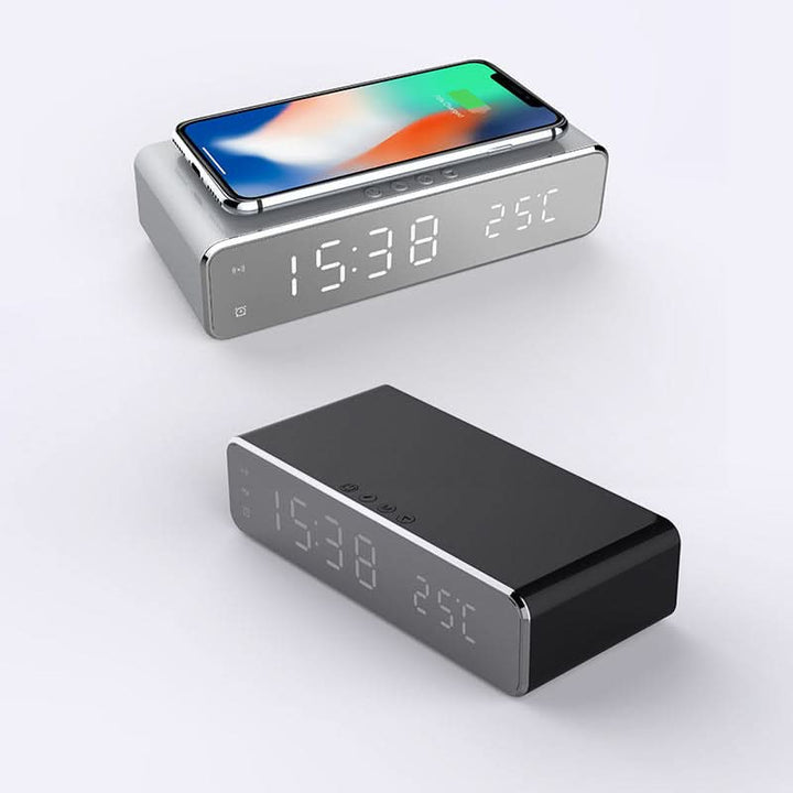 Lisslune | BENNETT - LED alarm clock with wireless charger