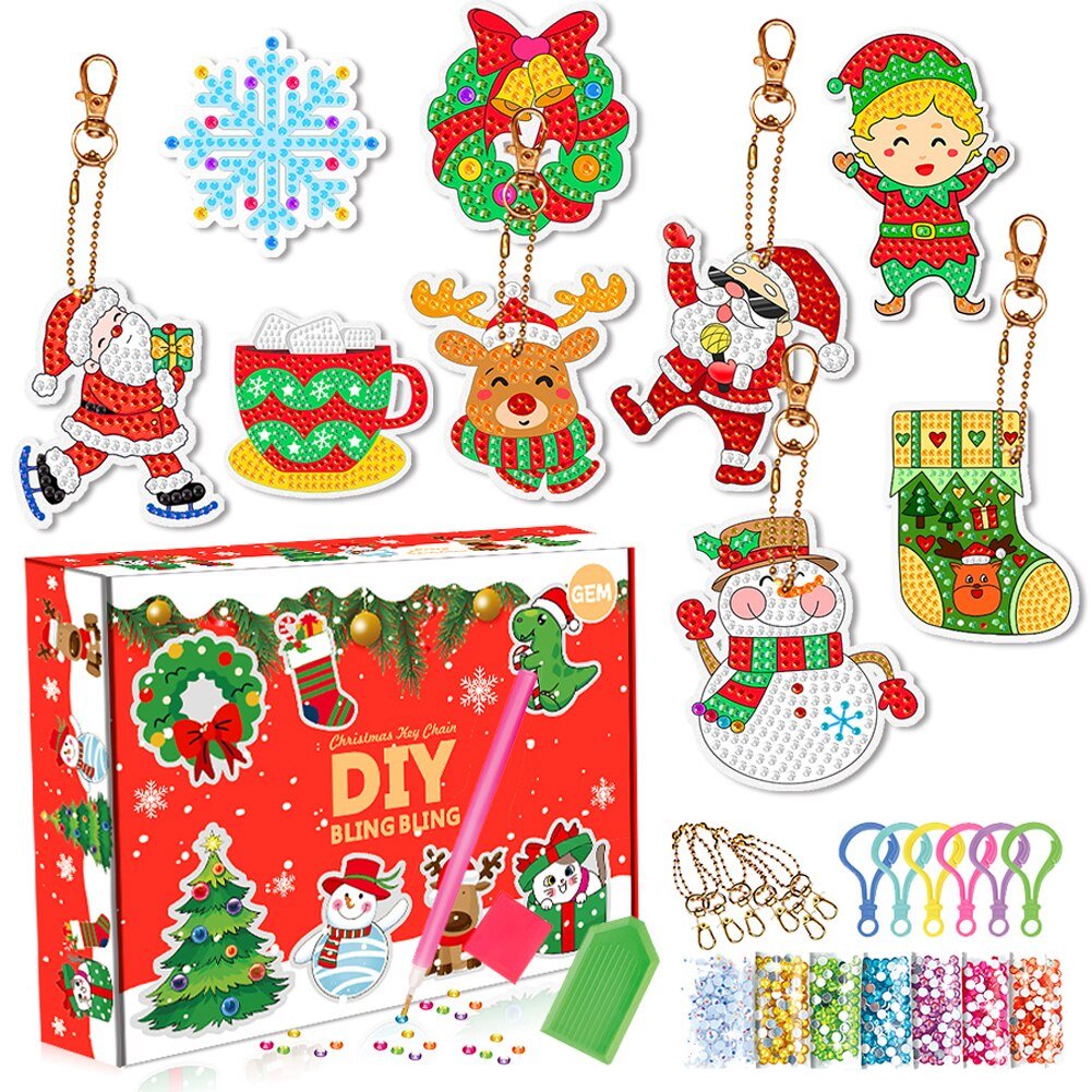 Lisslune | 5D Christmas DIY Diamond Painted Set