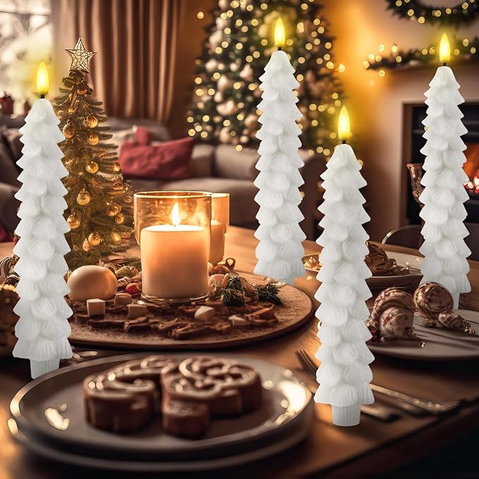Lisslune | Flameless LED Candles with Remote Control – Realistic 3D Flickering Model LumaGlow
