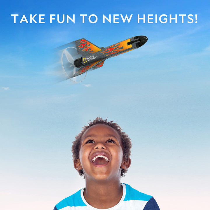 Lisslune | National Geographic Rocket Launcher for Kids-space toy gift for boys and girls