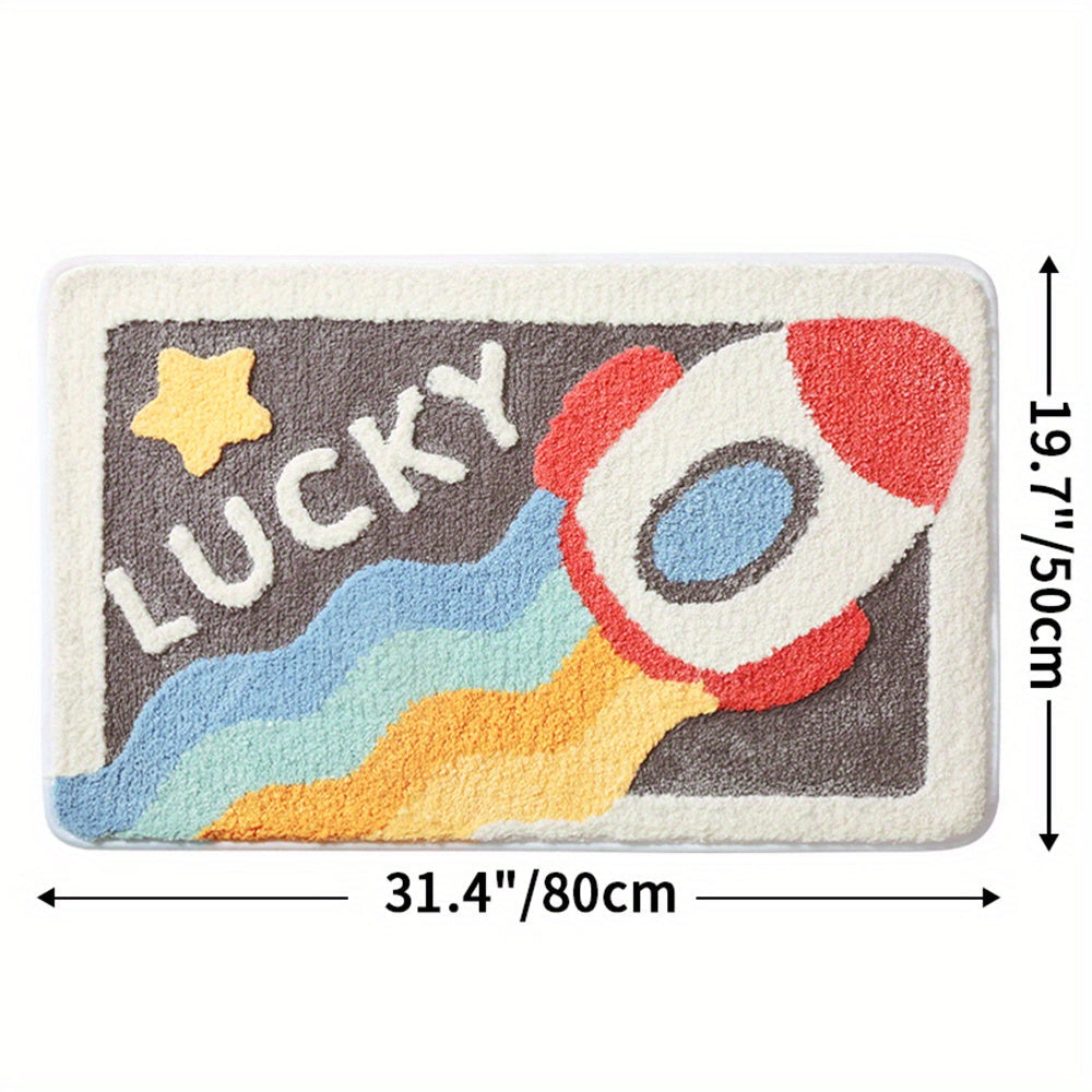 Lisslune | Soft and Non-Slip Bath Mat with High Absorbency