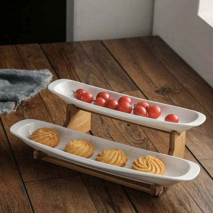 Lisslune | Multi-tiered ceramic plates