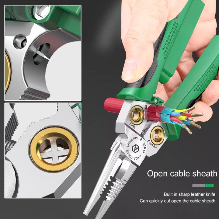 Lisslune | 8in1 Electrician Multi-Tool Wire Stripping Pliers