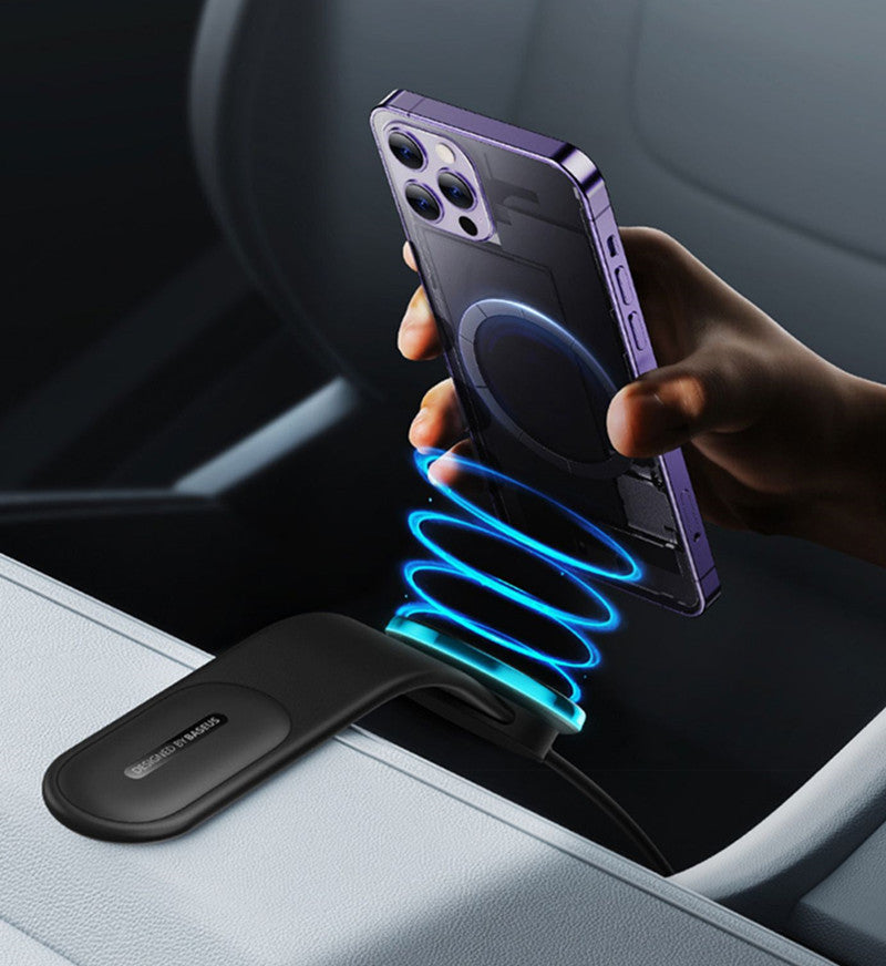 Lisslune | Car-mounted Magnetic Foldable Wireless Phone Holder