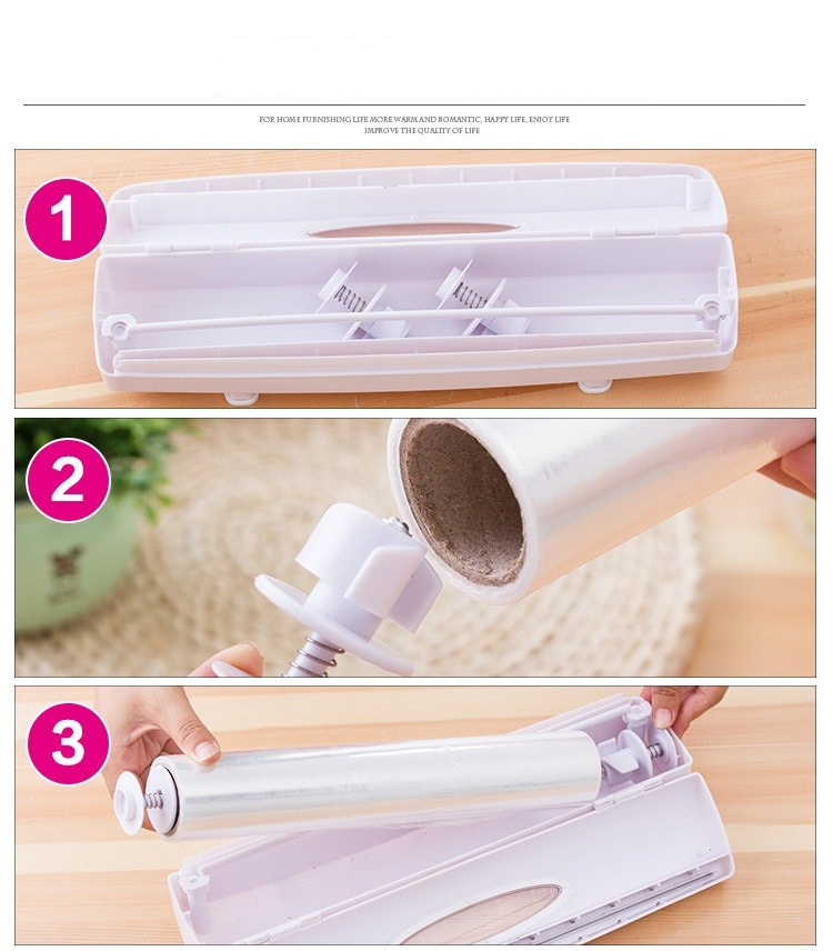 Lisslune | Wraptastic Plastic Food Wrap Dispenser Gadget