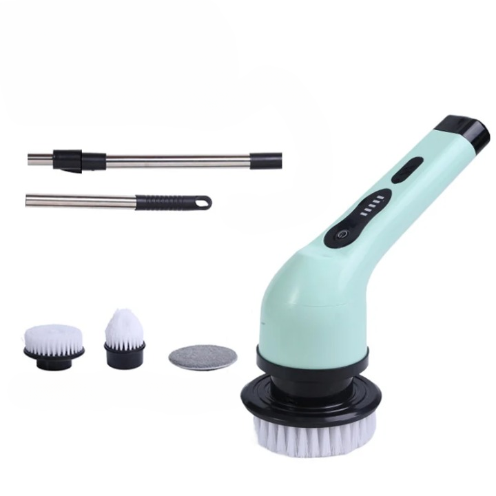 Lisslune | 9-in-1 Electric Spin Cleaning Brush with LED Display – 1+1 FREE