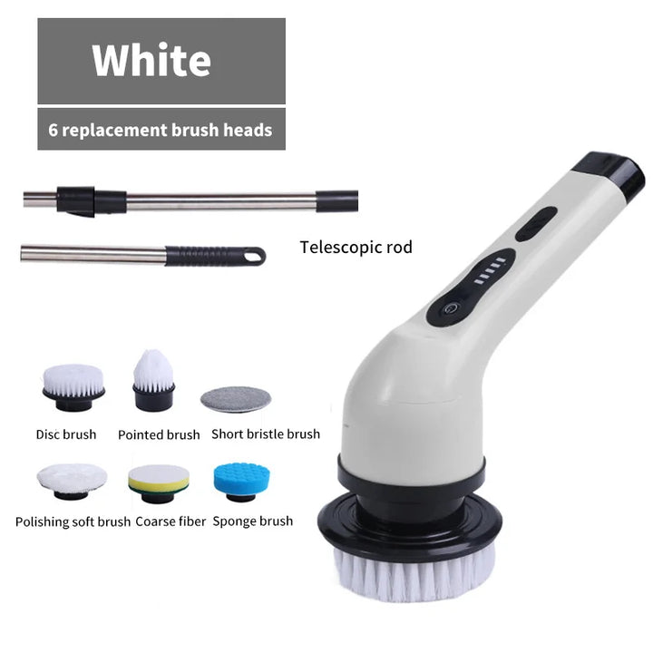 Lisslune | 9-in-1 Electric Spin Cleaning Brush with LED Display – 1+1 FREE