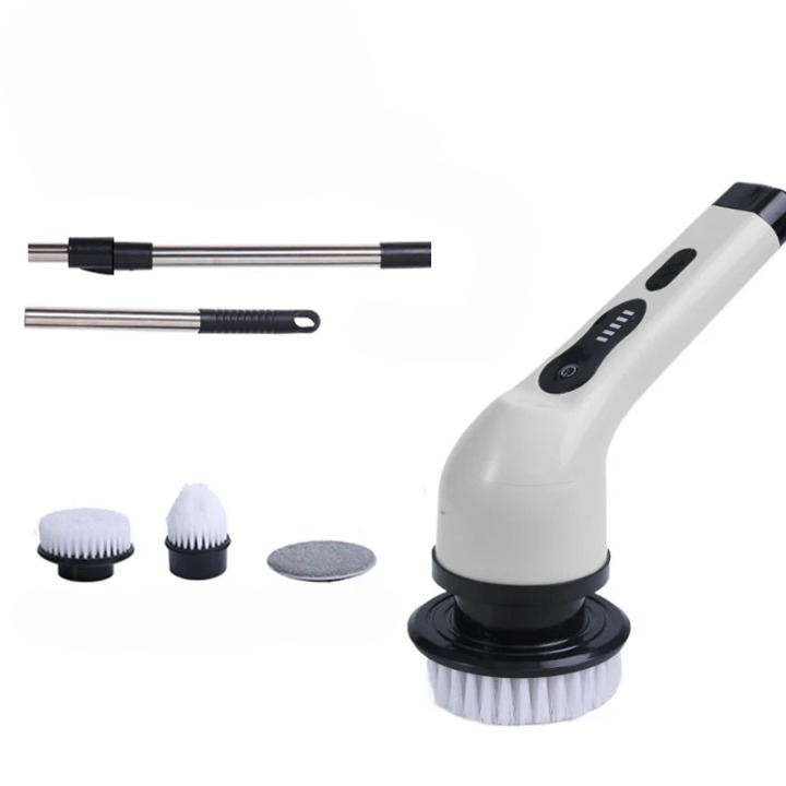 Lisslune | 9-in-1 Electric Spin Cleaning Brush with LED Display – 1+1 FREE