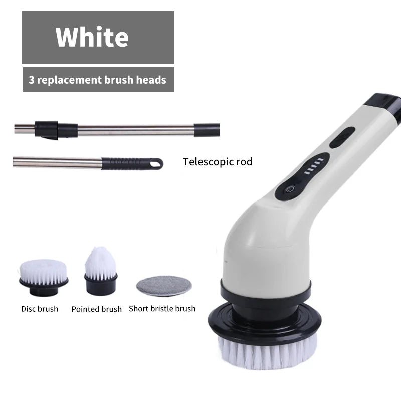 Lisslune | 9-in-1 Electric Spin Cleaning Brush with LED Display – 1+1 FREE