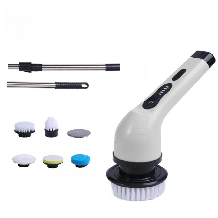 Lisslune | 9-in-1 Electric Spin Cleaning Brush with LED Display – 1+1 FREE