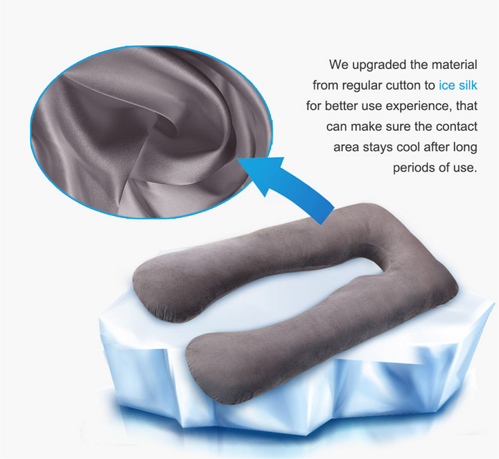 Lisslune | KoelComfort | U-shaped pregnancy pillow | Comfortable and cooling