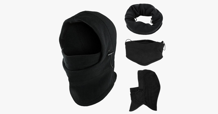 Lisslune | Fleece hats neck warmer face protection