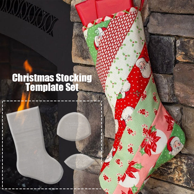 Lisslune | Handmade Christmas Stocking Template Set - (With Instructions)