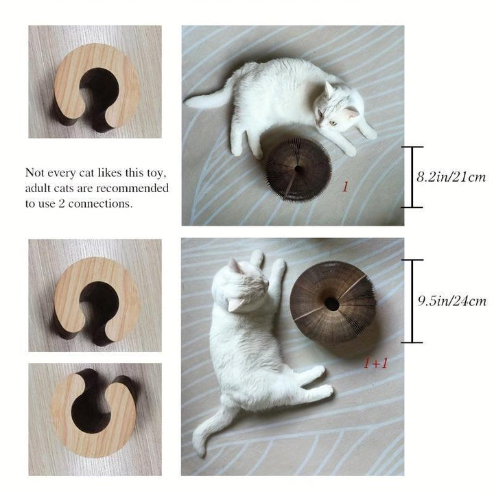 Lisslune | Ultimate Interactive Scratching Post - Engaging Playtime Solution for Indoor Cats