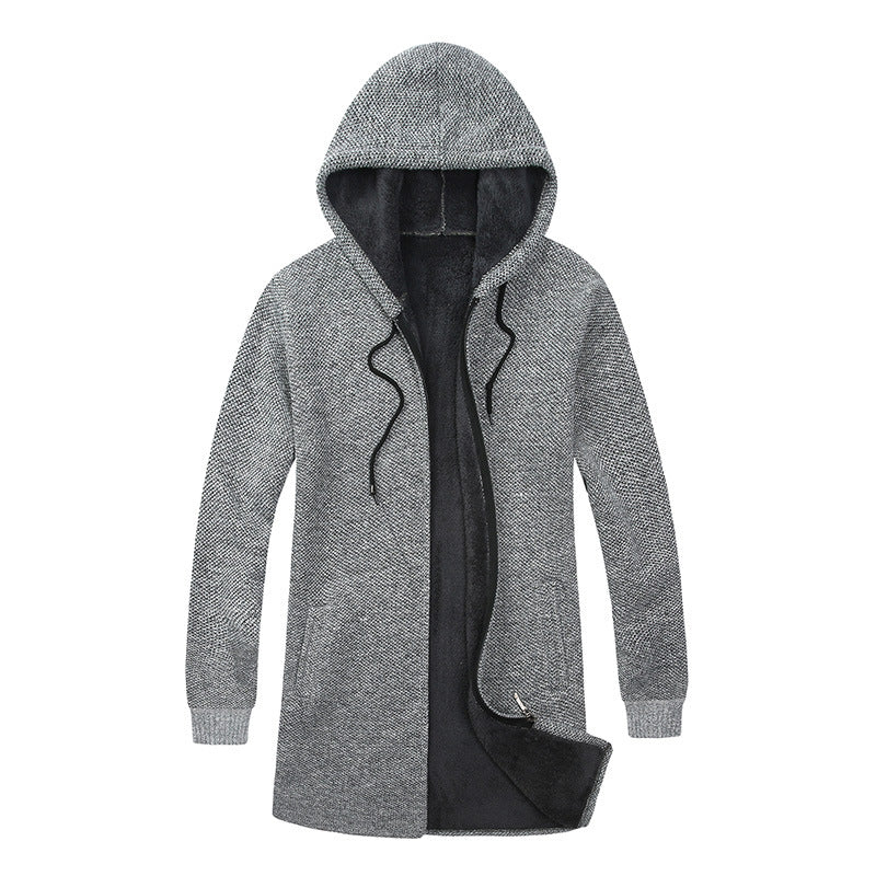 Men's Cozy Hooded Coat Made Of Soft Fleece Lisslune