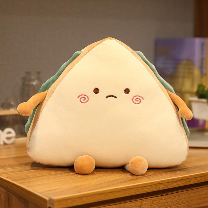 Lisslune | Wonderful Plush Expression Cushion: Charming Room Decor Accent