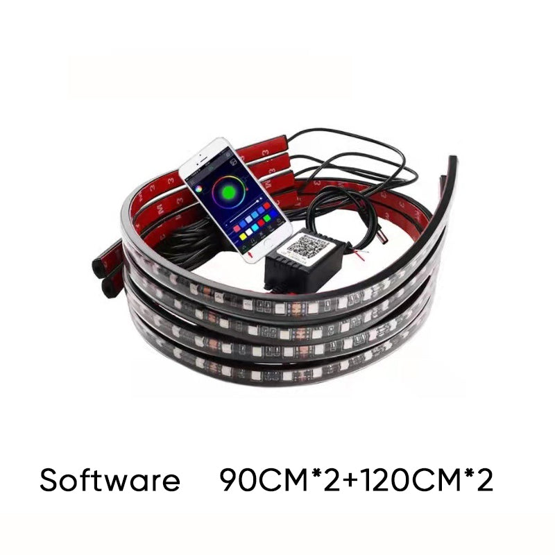 Lisslune | Car Chassis Remote Control Colorful Ambient Lights