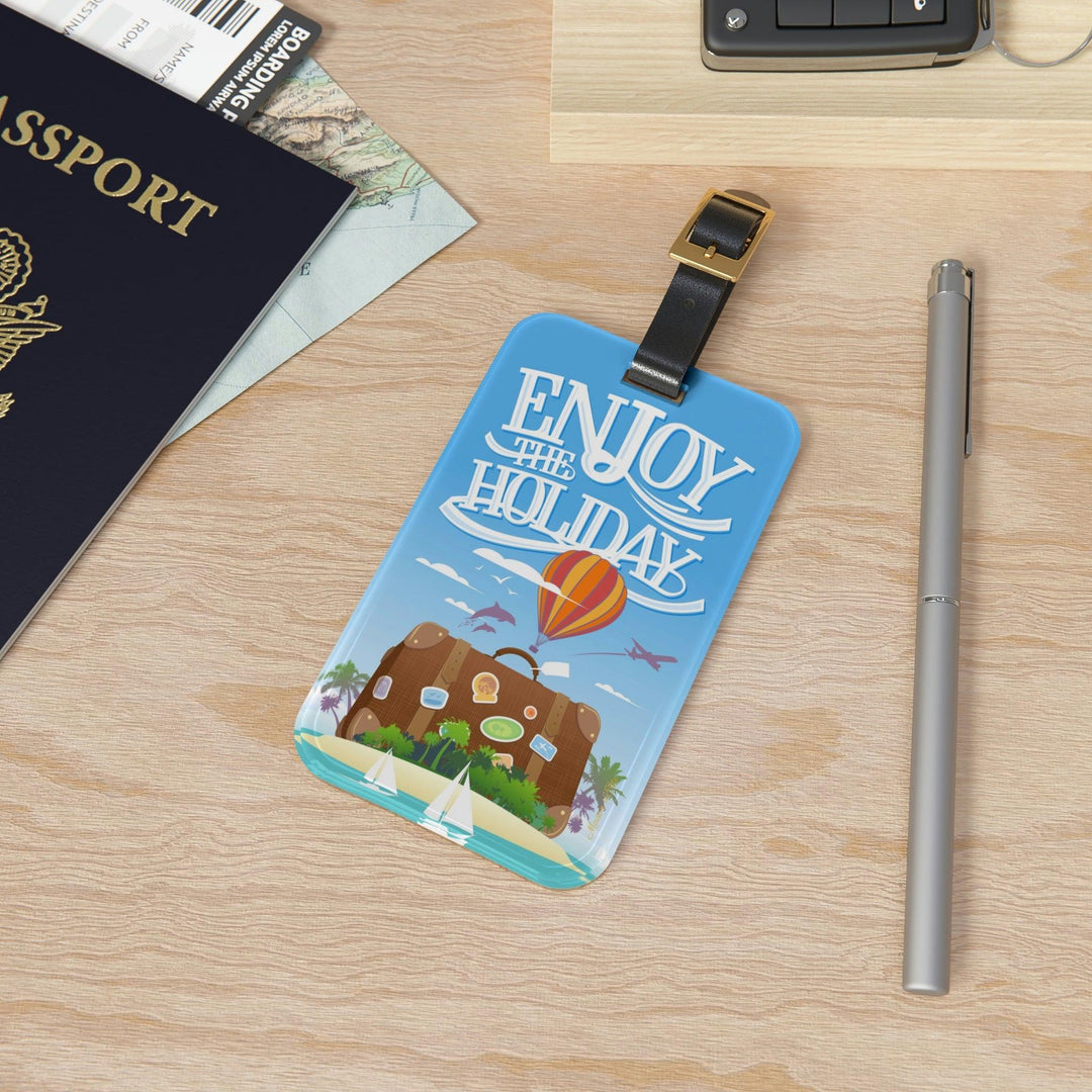 Lisslune | Stylish Explorer: The Essential Travel Bliss Luggage Tag