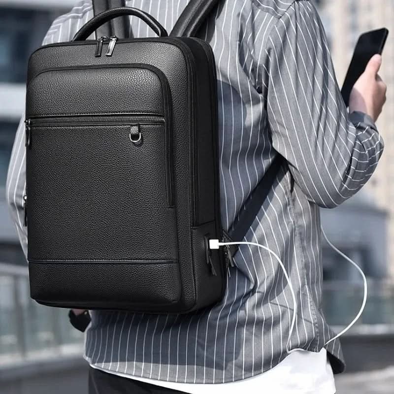 Lisslune | MobilLux Leather Rucksack – For work, travel & modern mobility
